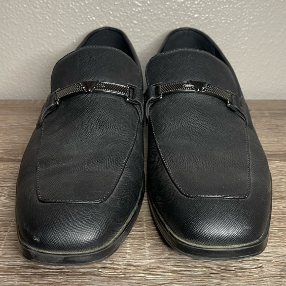 Guess Men's Hinn Slip-On Dress Shoes Mens Size 10 Black Sleek - Picture 4 of 13